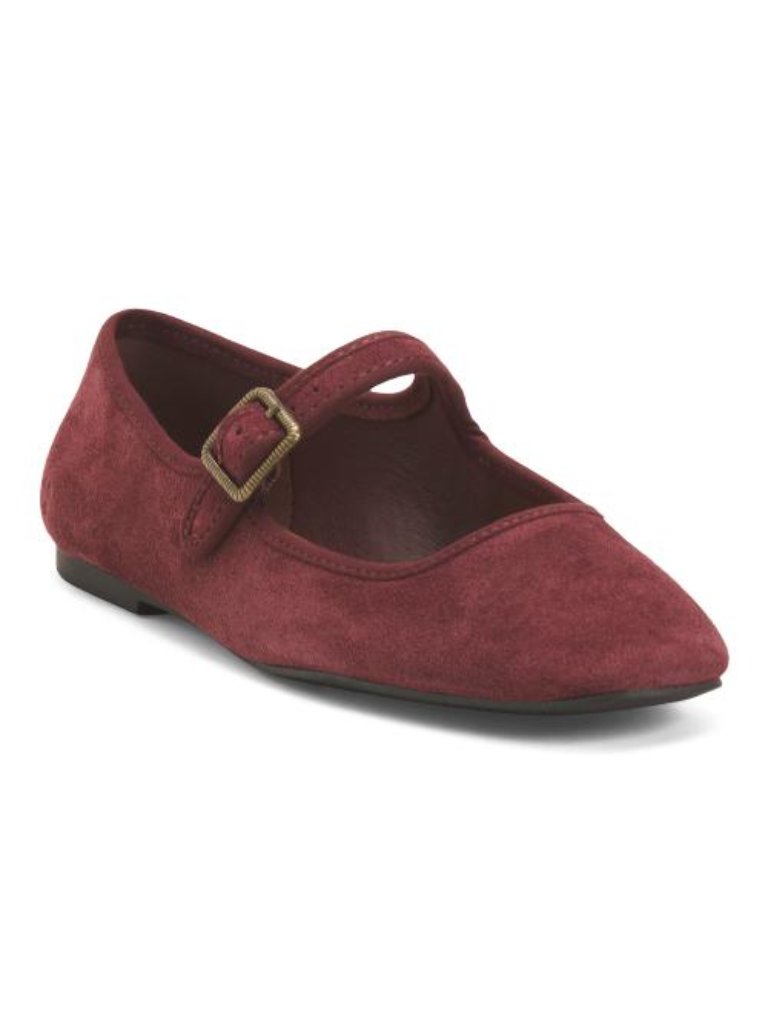 Lucky Brand Suede Tenry Mary Jane Flats
